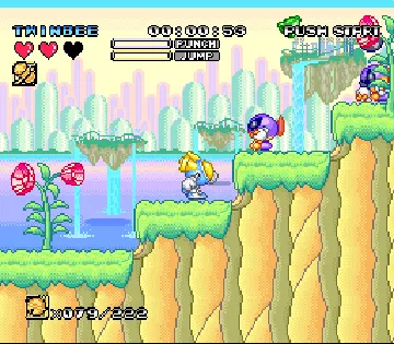 TwinBee - Rainbow Bell Adventure (Japan) screen shot game playing